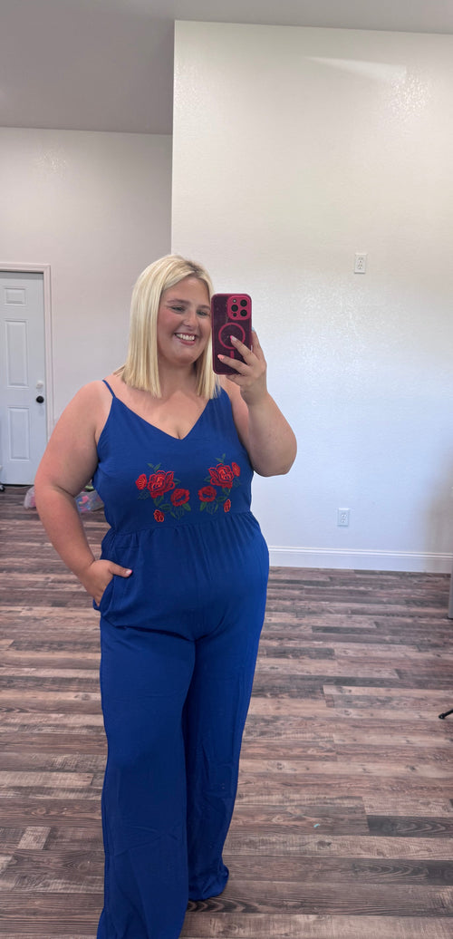 Amalfi Bloom Jumpsuit - PLUS