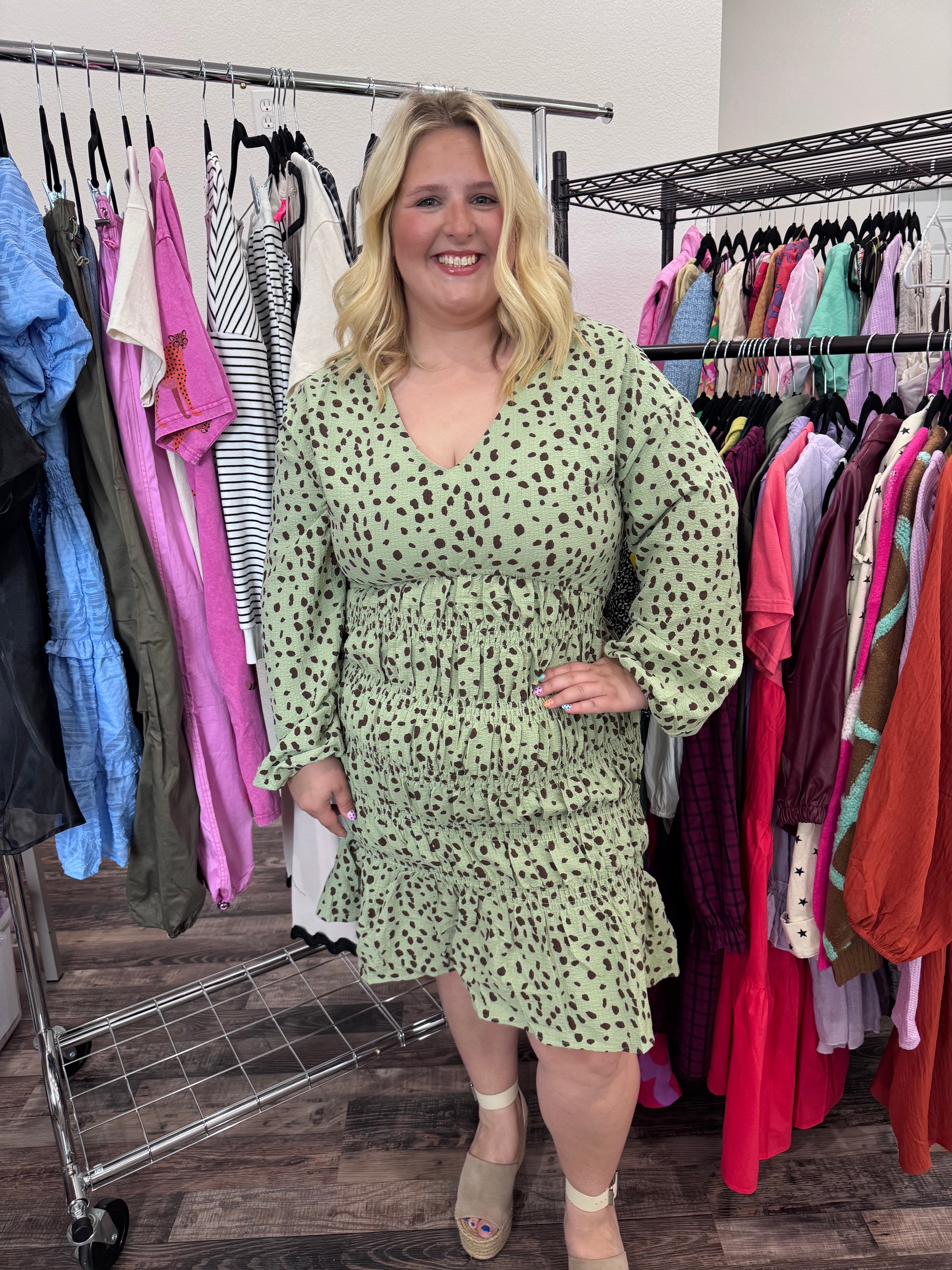 Mint Chocolate Chip Dress