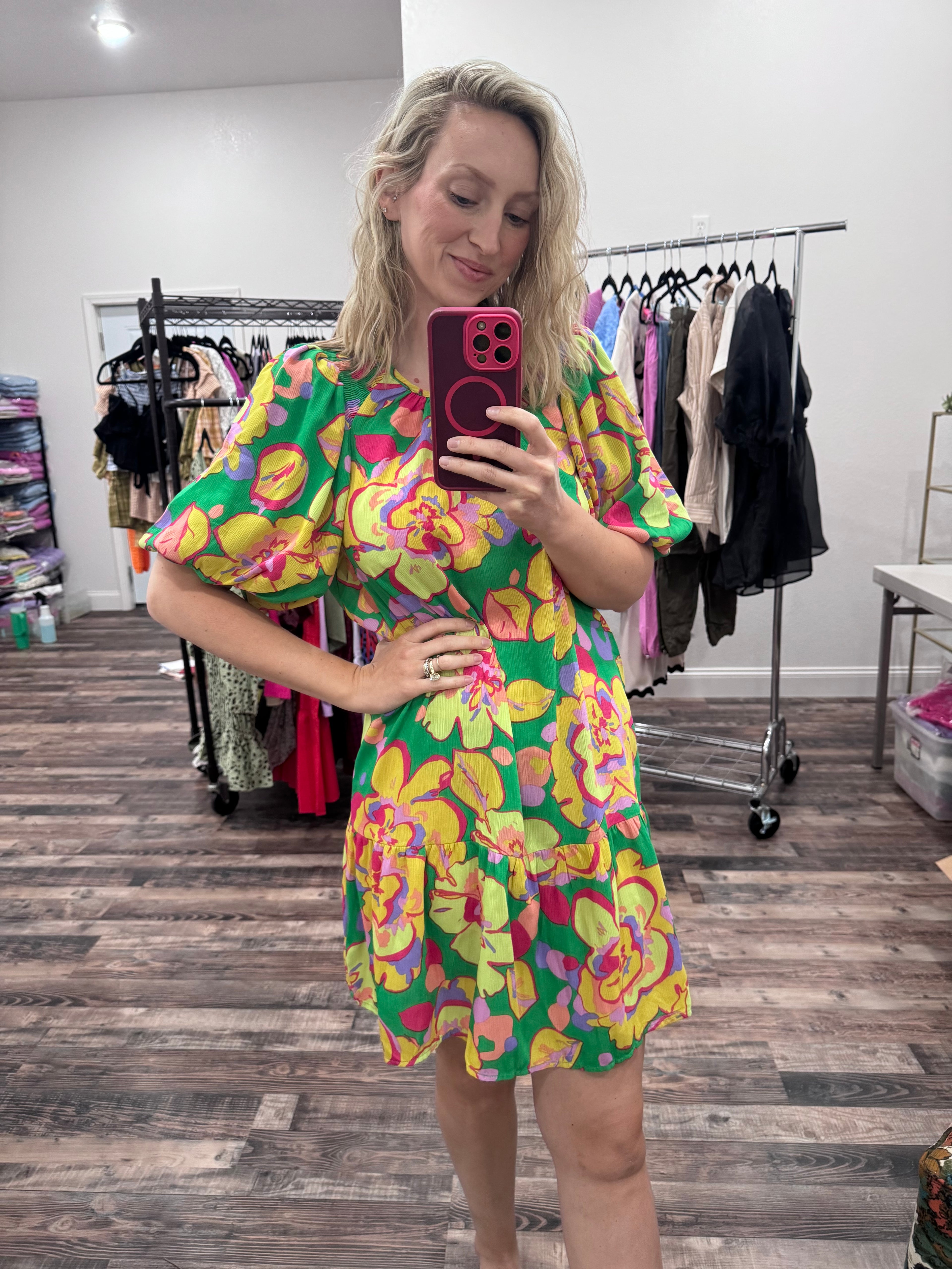 Kelly Green Dress