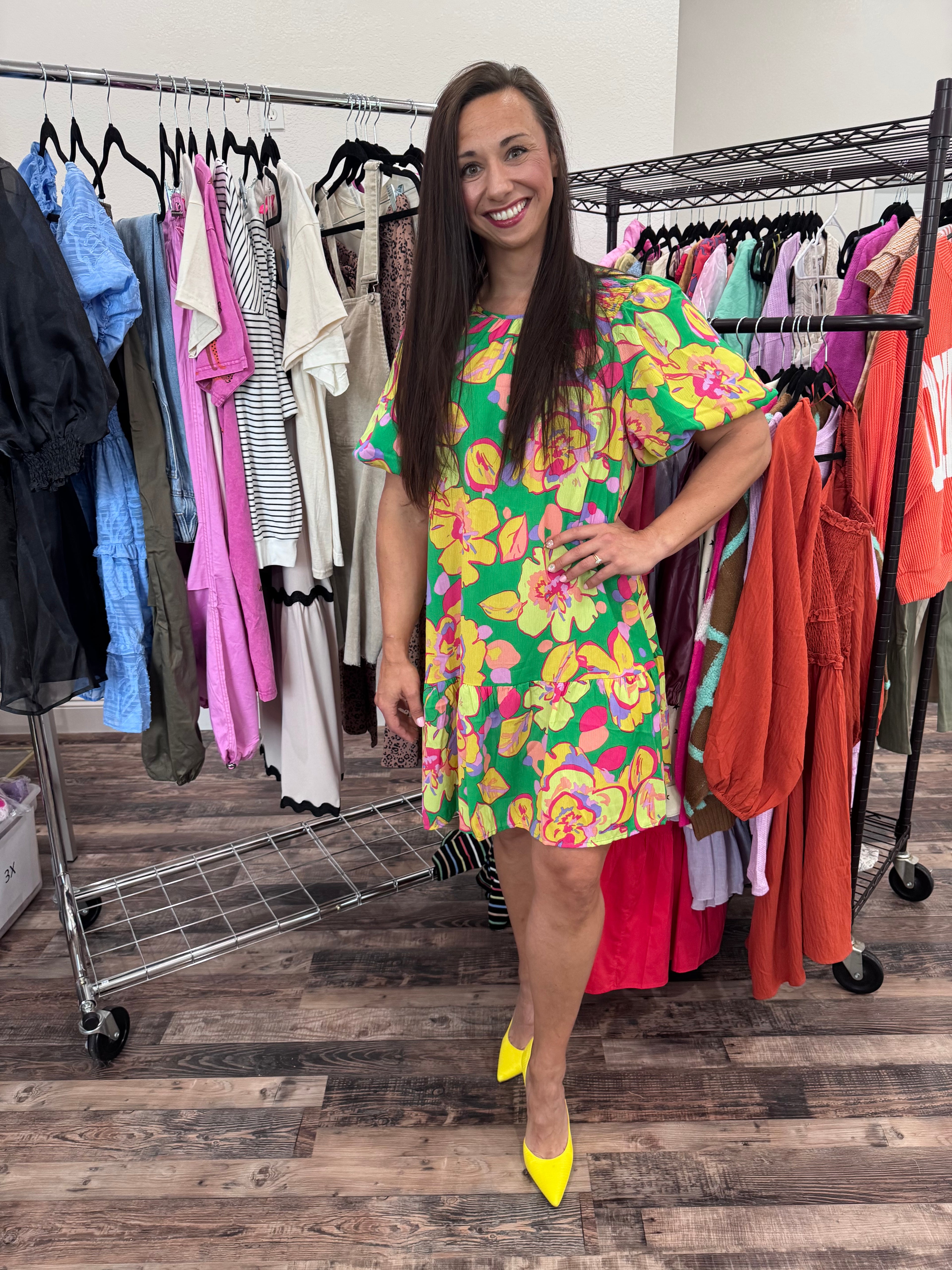 Kelly Green Dress