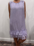 Purple Ruffle Dress