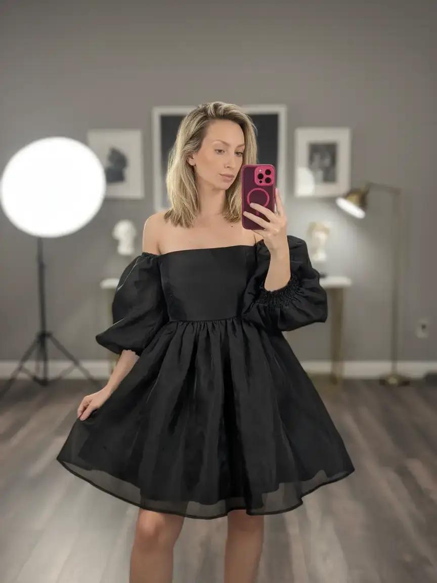 Midnight Ballet Organza Dress