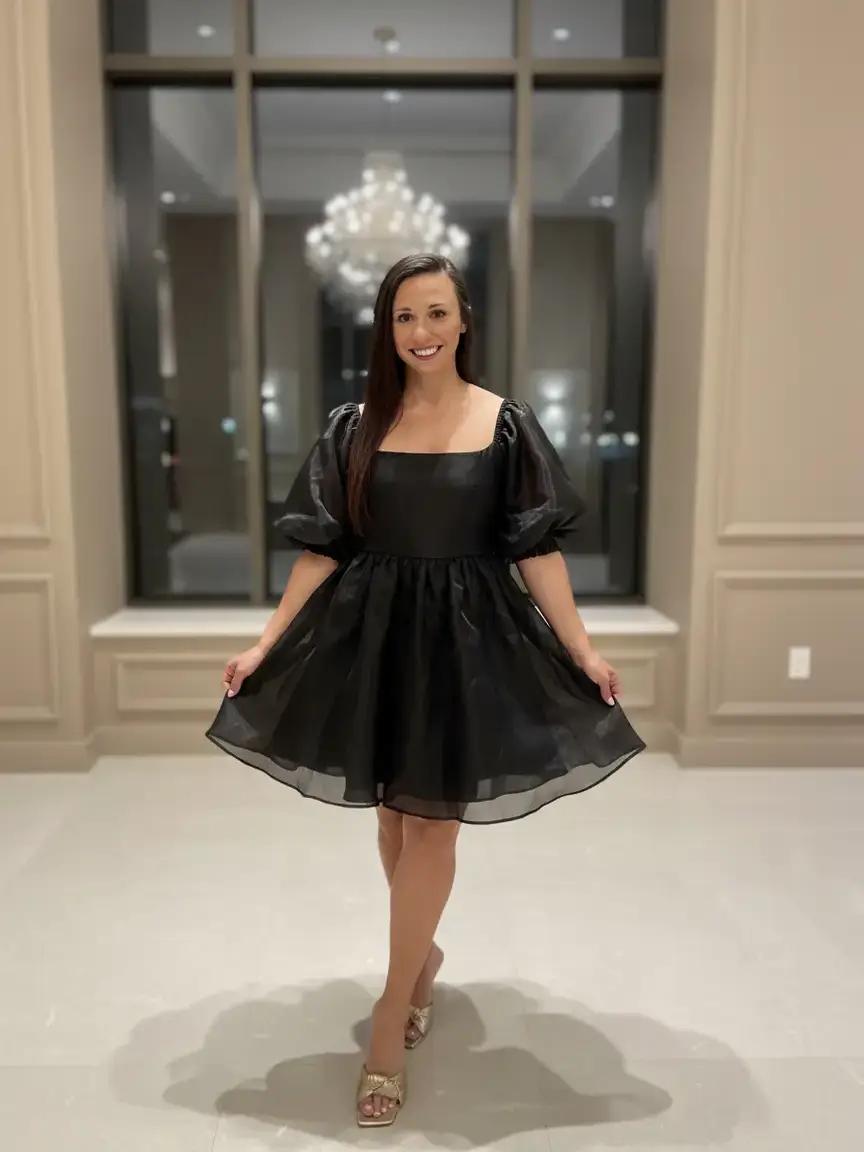 Midnight Ballet Organza Dress
