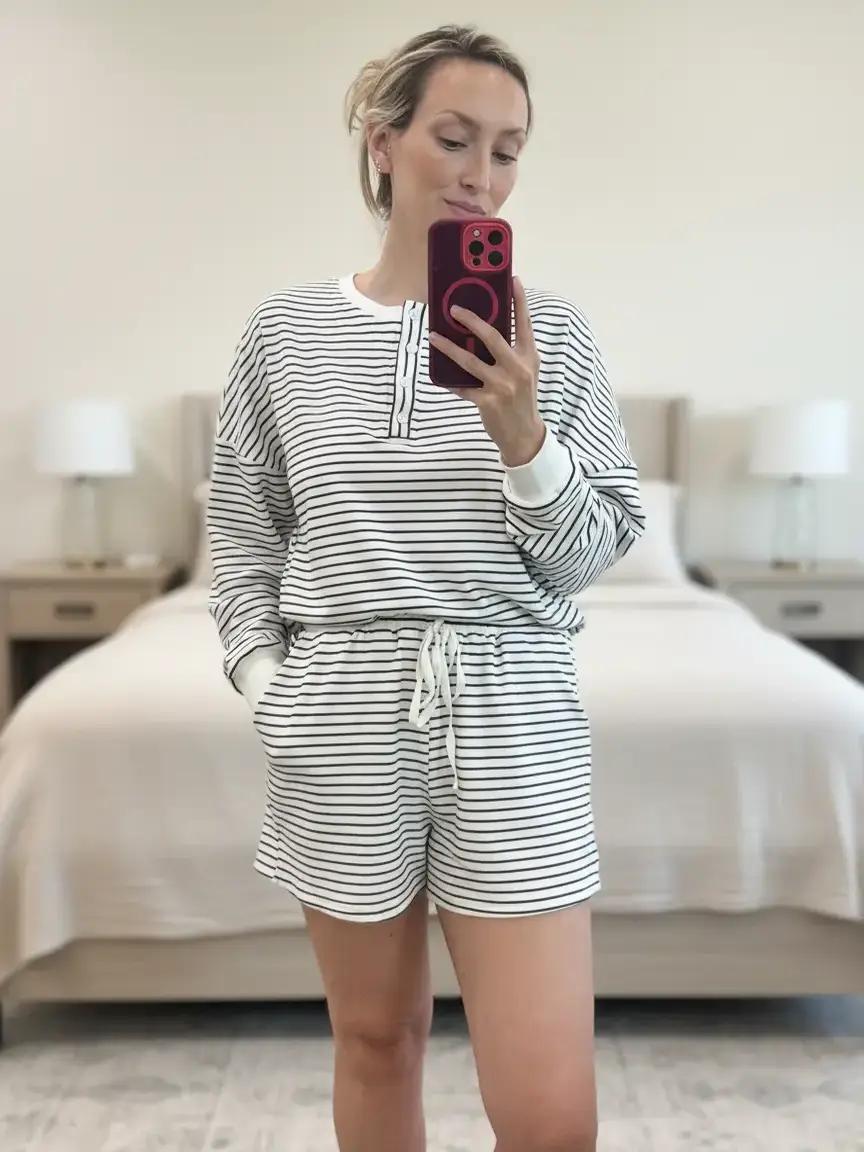 Monroe Pinstripe Set