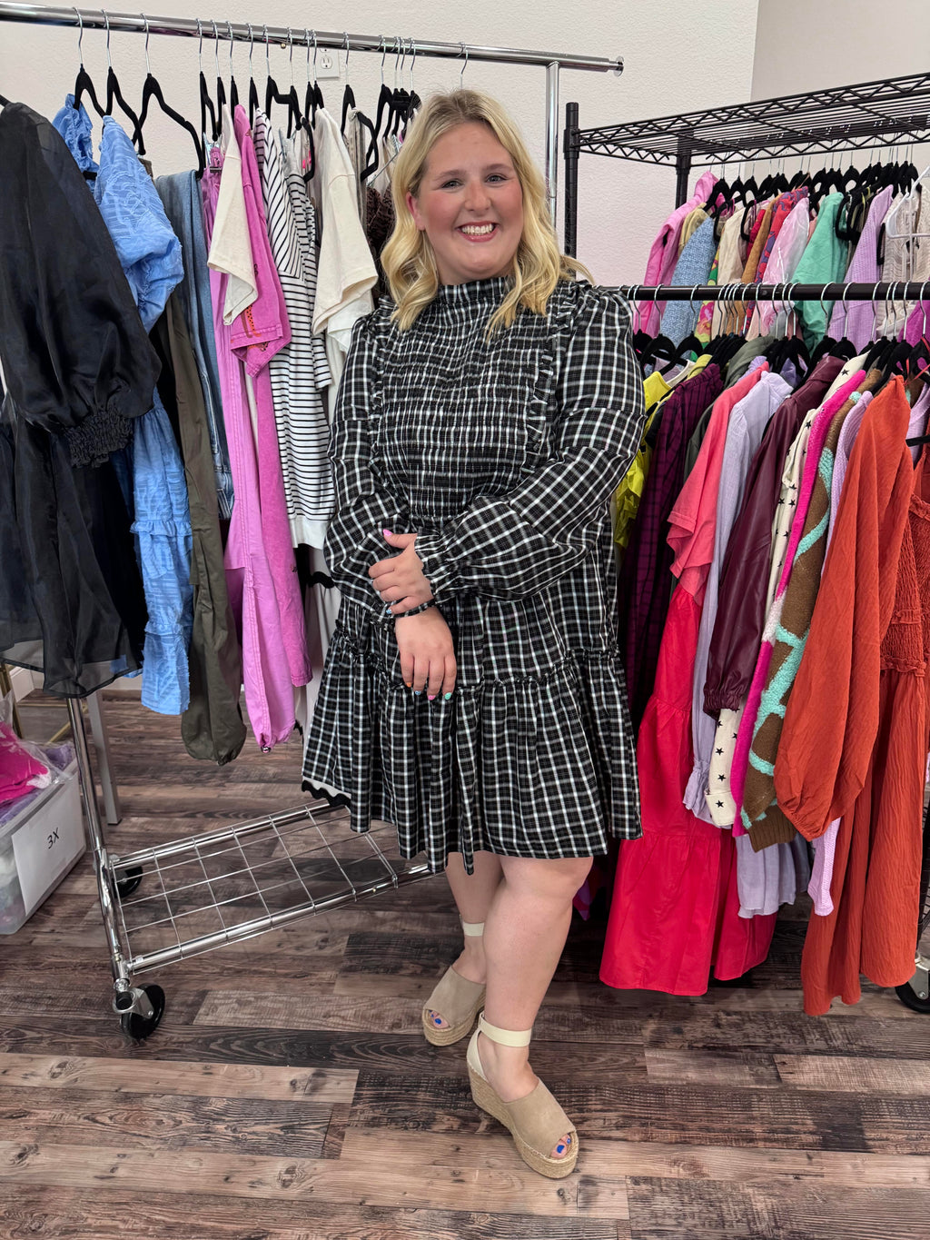 Southern Belle Plaid Dress