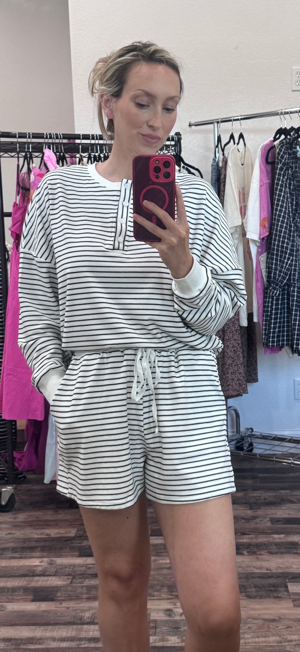 Monroe Pinstripe Set