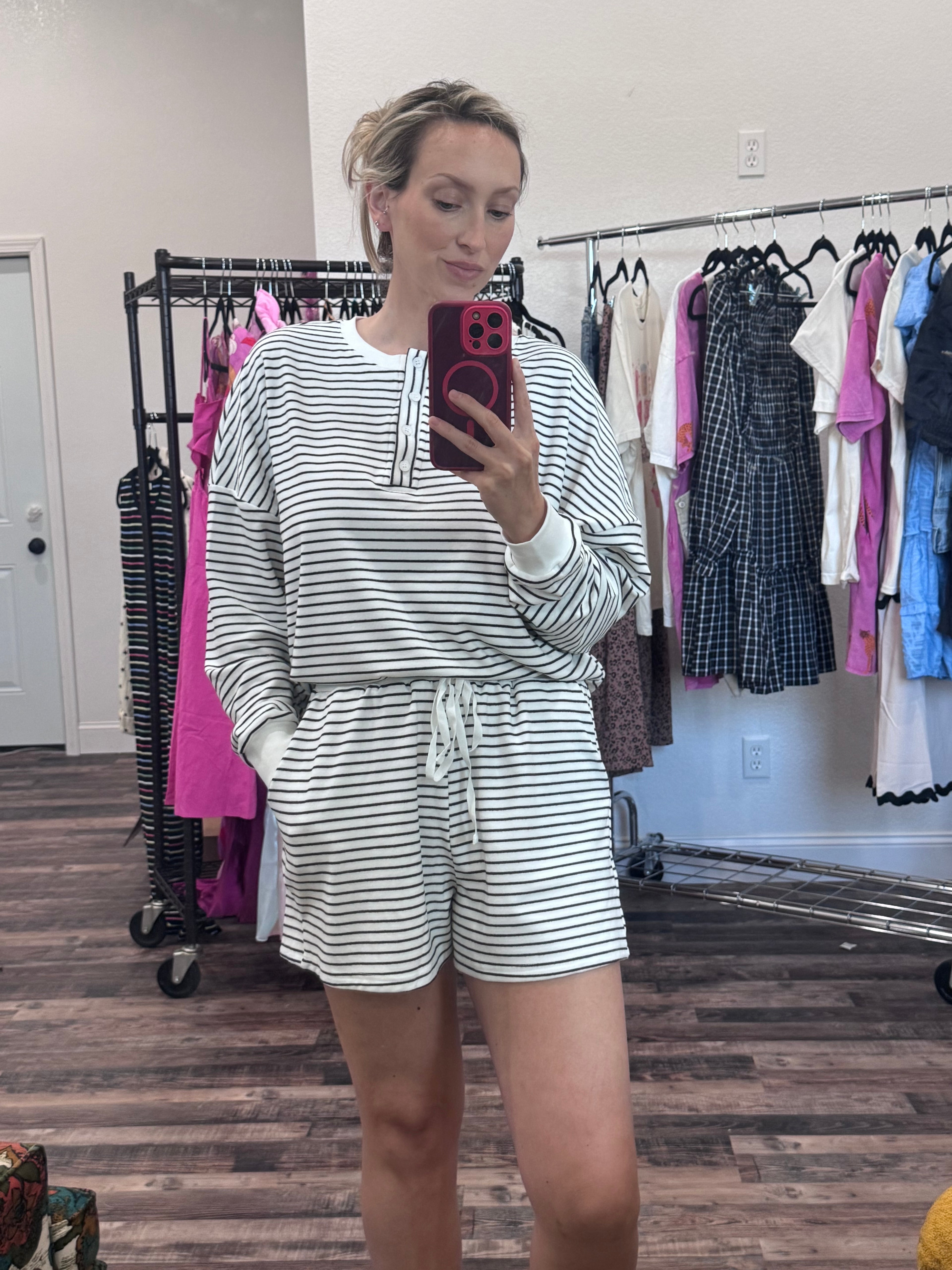 Monroe Pinstripe Set