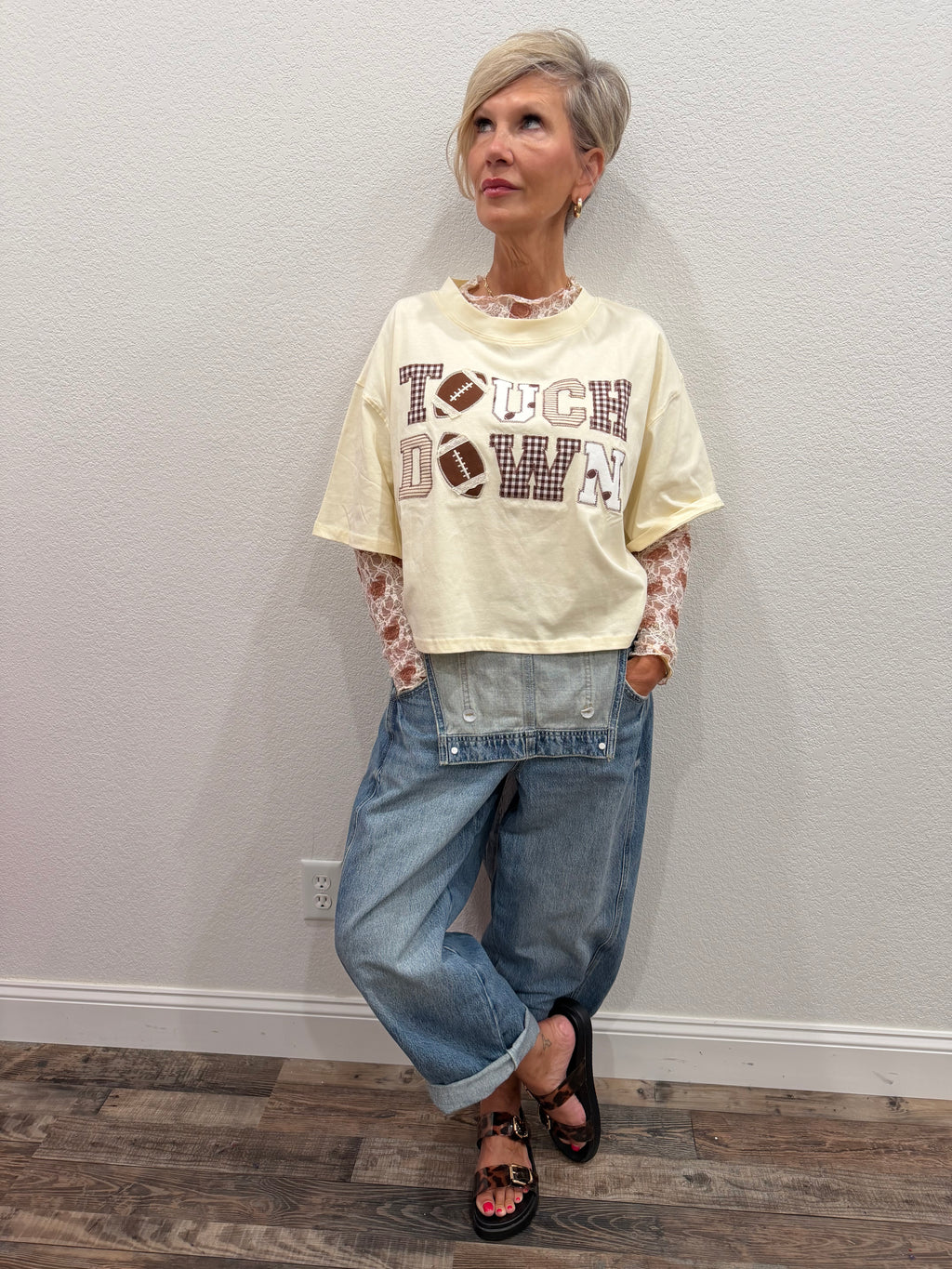 TOUCHDOWN Crop Tee
